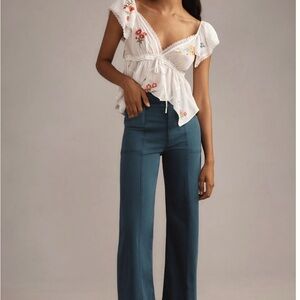 Pilcro Blue Cropped Pants